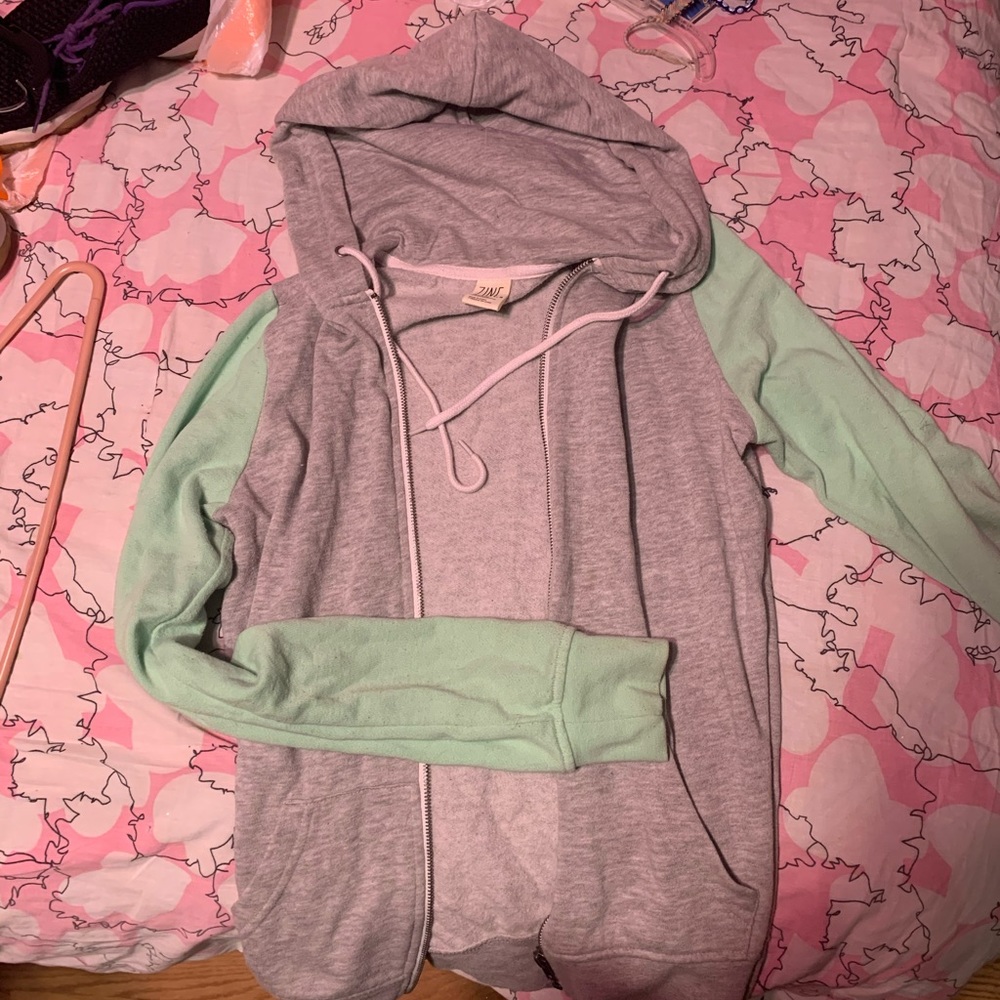 Zip-up hoodie